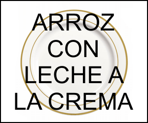 Arroz con leche a la crema