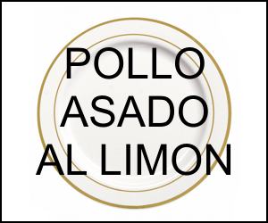 Pollo asado al limon