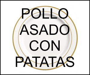 Pollo asado con patatas