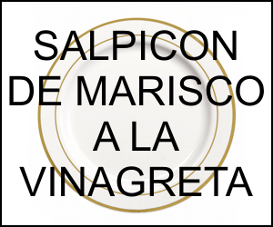 Salpicon de marico a la vinagreta